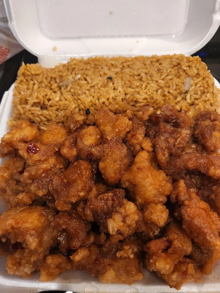 General Tao's Chicken and Fried Rice